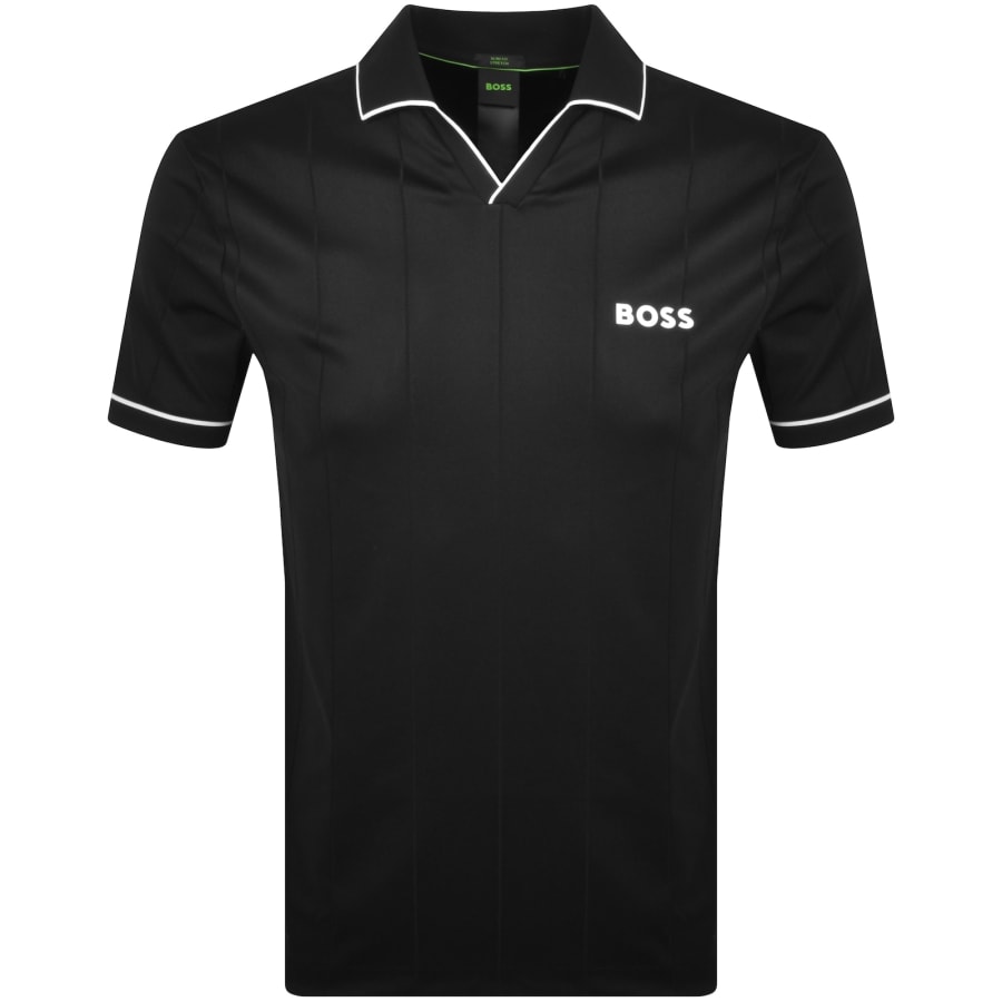 BOSS Palle MB 2 Slim Fit Polo T Shirt Black Mainline Menswear United States